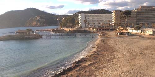 Webcam Palma (Mallorca Island) - Beach on the coast of the Balearic Islands