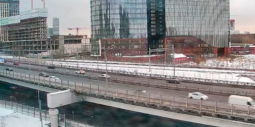 Веб-камера Москвы - Ботанический сад, Деловой центр Парк Хуамин