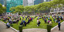 Webcam New York - Cafe in Bryant Park