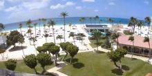 Webcam Oranjestad - The territory of the hotel Bucuti & Tara Beach Resort