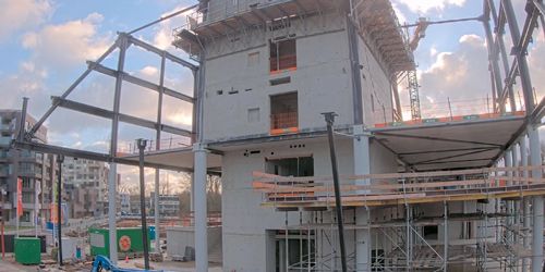 Webcam Amsterdam - building construction