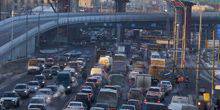 Веб-камера Москвы - Автомобили по шоссе Энтузиастов