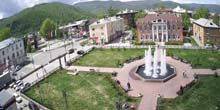 Webcam Slyudyanka - Central square, light fountain
