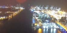 Webcam Miami - Seaport - Panorama from a height