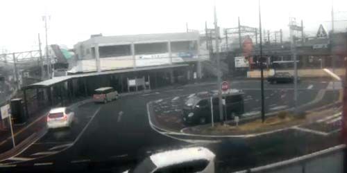 Webcam Miyazu - Parking in front of Kasamatsu Station