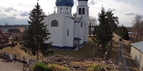 Webcam Sokulka - Old church, stork's nest