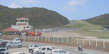 Webcam Gustavia - Parking at the airport