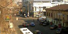 Webcam Dnepr (Dnepropetrovsk) - View to the street Plekhanov