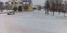 Webcam Sarny - Sobornaya Street, view of Pokrovsky Cathedral