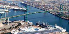 Webcam Los Angeles - Seaport, Vincent Thomas Bridge