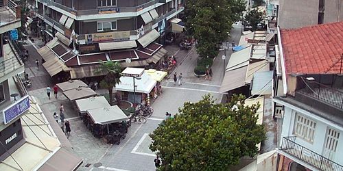 Webcam Trikala - Restaurants and cafes in the city center