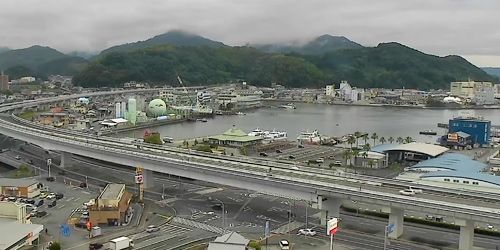 Webcam Uwajima - Seaport, Ferry terminal