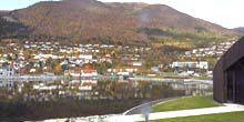 Webcam Norddjordeyd - Seaport, view of the Norwegian fjords