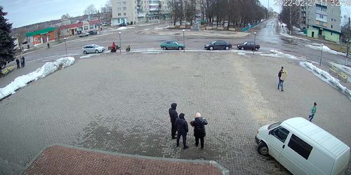 Webcam Shostka - Central square in the city of Seredina Buda