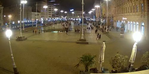 Webcam Zagreb - Central square of Ban Josip Jelačić