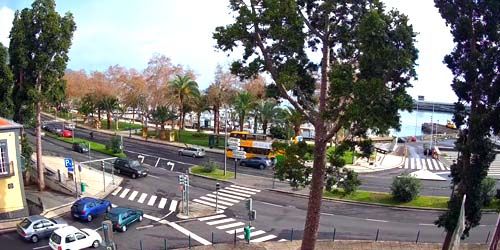 Webcam Funchal (Madeira) - Transport movement on city streets