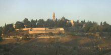 Webcam Jerusalem - View of Mount Zion. The Judean Mountains